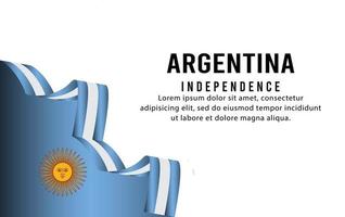 Argentine indépendance jour-11 vecteur