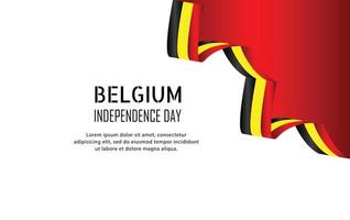 belgique indépendance jour-14 vecteur