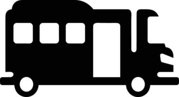 autobus transport symbole icône vecteur image. illustration de le silhouette autobus transport Publique Voyage conception image. eps dix