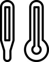 thermomètre médicament icône symbole image vecteur. illustration de le Température du froid et chaud mesure outil conception image.eps dix vecteur