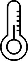 thermomètre médicament icône symbole image vecteur. illustration de le Température du froid et chaud mesure outil conception image.eps dix vecteur