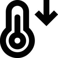 thermomètre médicament icône symbole image vecteur. illustration de le Température du froid et chaud mesure outil conception image.eps dix vecteur