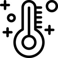 thermomètre médicament icône symbole image vecteur. illustration de le Température du froid et chaud mesure outil conception image.eps dix vecteur