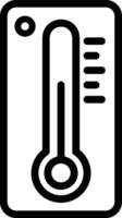 thermomètre médicament icône symbole image vecteur. illustration de le Température du froid et chaud mesure outil conception image.eps dix vecteur