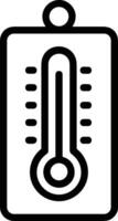 thermomètre médicament icône symbole image vecteur. illustration de le Température du froid et chaud mesure outil conception image.eps dix vecteur