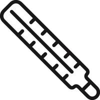 thermomètre médicament icône symbole image vecteur. illustration de le Température du froid et chaud mesure outil conception image.eps dix vecteur