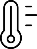 thermomètre médicament icône symbole image vecteur. illustration de le Température du froid et chaud mesure outil conception image.eps dix vecteur