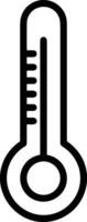 thermomètre médicament icône symbole image vecteur. illustration de le Température du froid et chaud mesure outil conception image.eps dix vecteur