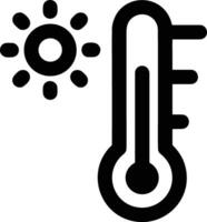 thermomètre médicament icône symbole image vecteur. illustration de le Température du froid et chaud mesure outil conception image.eps dix vecteur