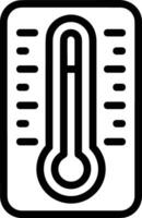 thermomètre médicament icône symbole image vecteur. illustration de le Température du froid et chaud mesure outil conception image.eps dix vecteur