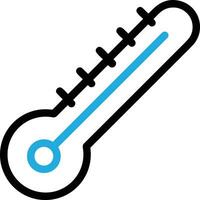 thermomètre médicament icône symbole image vecteur. illustration de le Température du froid et chaud mesure outil conception image.eps dix vecteur