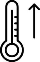 thermomètre médicament icône symbole image vecteur. illustration de le Température du froid et chaud mesure outil conception image.eps dix vecteur