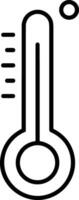 thermomètre médicament icône symbole image vecteur. illustration de le Température du froid et chaud mesure outil conception image.eps dix vecteur