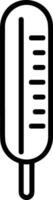 thermomètre médicament icône symbole image vecteur. illustration de le Température du froid et chaud mesure outil conception image.eps dix vecteur