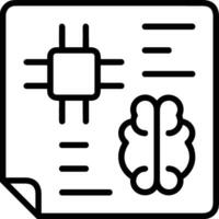 cerveau idée symbole icône vecteur image. illustration de le Créatif intelligence pense conception image. eps dix