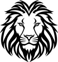 lion, noir et blanc vecteur illustration