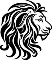 Lion - minimaliste et plat logo - vecteur illustration