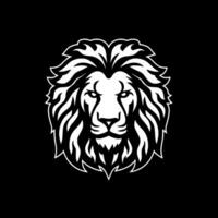 Lion - minimaliste et plat logo - vecteur illustration