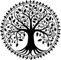 arbre - haute qualité vecteur logo - vecteur illustration idéal pour T-shirt graphique