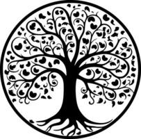 arbre - haute qualité vecteur logo - vecteur illustration idéal pour T-shirt graphique