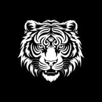 tigre - minimaliste et plat logo - vecteur illustration