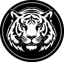 tigre - minimaliste et plat logo - vecteur illustration