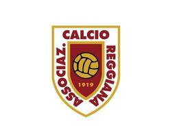 ac reggiana club logo symbole série une Football calcio Italie abstrait conception vecteur illustration