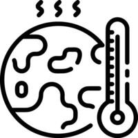 thermomètre médicament icône symbole image vecteur. illustration de le Température du froid et chaud mesure outil conception image.eps dix vecteur