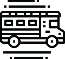 autobus transport symbole icône vecteur image. illustration de le silhouette autobus transport Publique Voyage conception image. eps dix