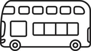 autobus transport symbole icône vecteur image. illustration de le silhouette autobus transport Publique Voyage conception image. eps dix