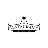 logo modèle avec monogramme éléments et fleurir ornement pour restaurant, club, boutique, café, Hôtel carte. vecteur illustration