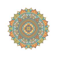 magnifique mandala ornement conception avec géométrique cercle élément fabriqué dans vecteur réaliste luxe mandala Contexte magnifique mandala conception illustration