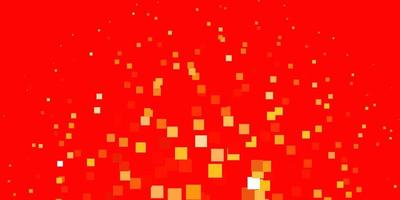 texture de vecteur rouge et jaune clair dans un style rectangulaire. illustration abstraite de dégradé avec des rectangles. meilleur design pour votre annonce, affiche, bannière.