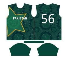 Pakistan criquet équipe des sports enfant conception ou Pakistan criquet Jersey conception vecteur
