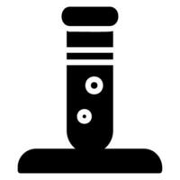 icône de glyphe d'expérience vecteur