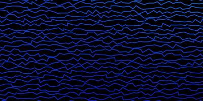 fond de vecteur bleu foncé avec des lignes tordues. illustration abstraite de dégradé avec des lignes tordues. modèle pour votre conception d'interface utilisateur.