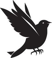 oiseau logo concept vecteur silhouette illustration