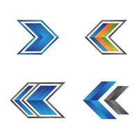 images de logo de flèche vecteur
