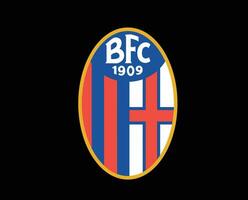 fc bologne club symbole logo série une Football calcio Italie abstrait conception vecteur illustration avec noir Contexte