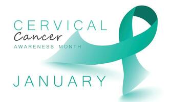 cervical cancer conscience mois. arrière-plan, bannière, carte, affiche, modèle. vecteur illustration.
