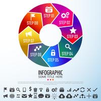 modèle de conception infographie vecteur