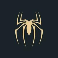 vecteur minimal araignée logo conception