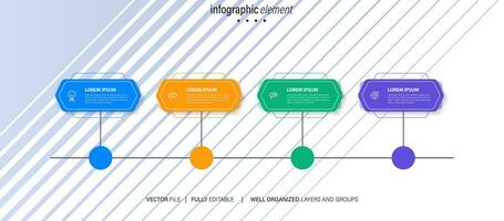 infographie d'entreprise avec vecteur de conception de papier de note.