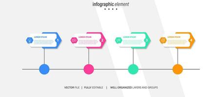 vecteur infographie rapport modèle