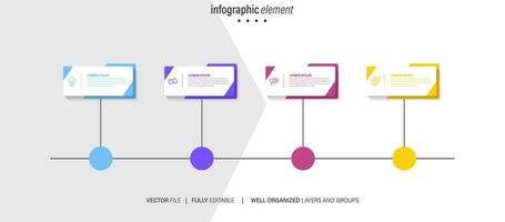 vecteur infographie rapport modèle