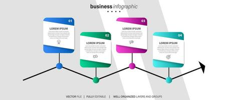 vecteur infographie éléments avec Icônes.