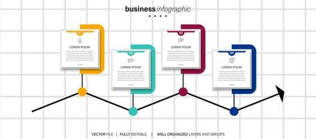 vecteur infographie éléments avec Icônes.