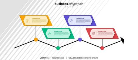 vecteur de infographie rond modèles