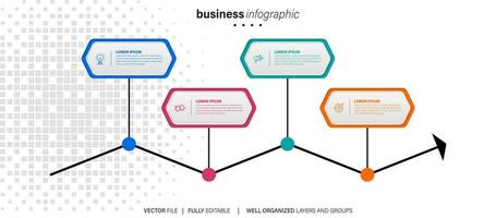 infographie modèle éléments. vecteur