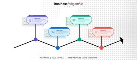 infographie modèle éléments. vecteur